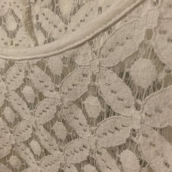 Imaginary Voyage White Floral Lace Blouse - Picture 4 of 8